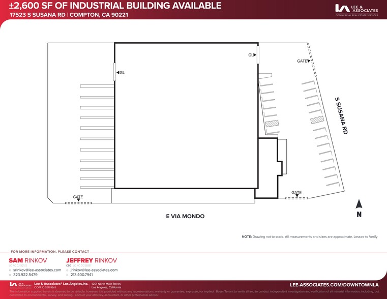 17523 S Susana Rd, Rancho Dominguez, CA for rent - Site Plan - Image 2 of 5