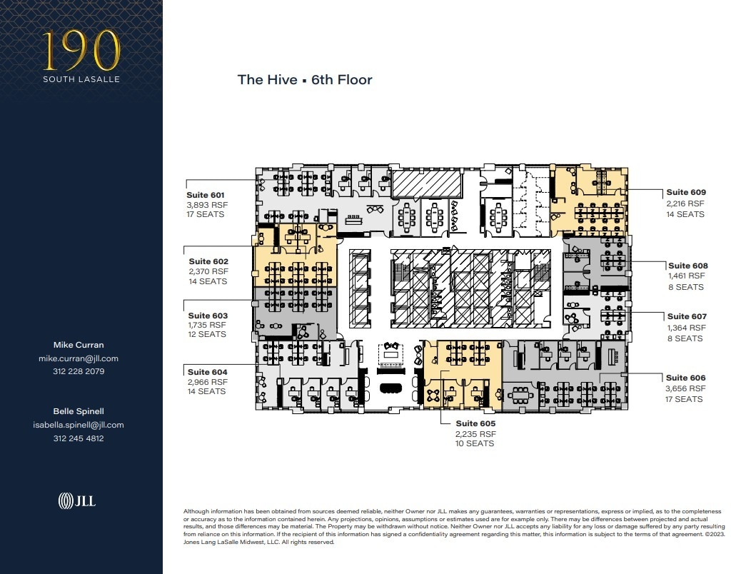 190 S La Salle St, Chicago, IL to rent Floor Plan- Image 1 of 1