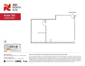 301 N Elm St, Greensboro, NC for rent Floor Plan- Image 1 of 1