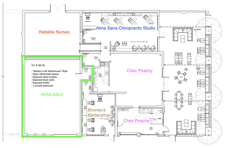 151 E 6th St, Tucson, AZ for rent - Floor Plan - Image 2 of 4