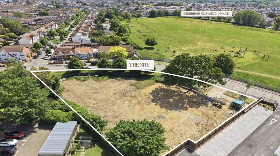 31 Woodford Bridge Rd, Ilford for sale - Aerial - Image 2 of 3