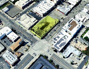 7901 Beverly Blvd, Los Angeles, CA - AERIAL  map view
