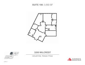 3200 Wilcrest Dr, Houston, TX for rent Floor Plan- Image 1 of 1