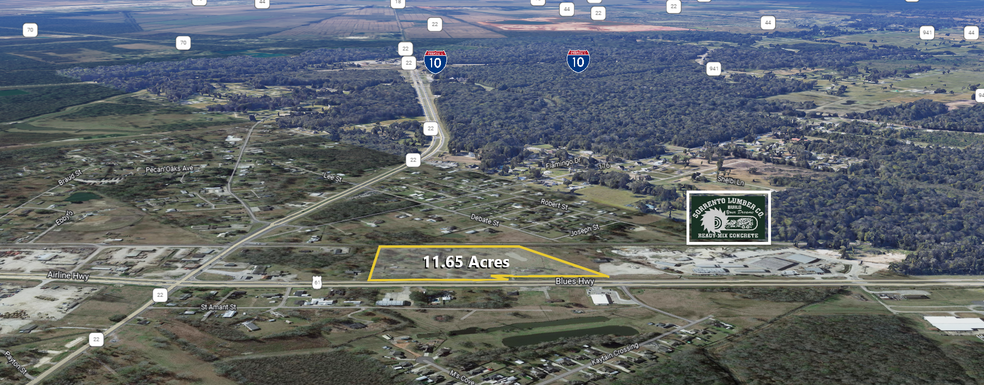 9355 Airline Hwy, Sorrento, LA for sale - Aerial - Image 2 of 3