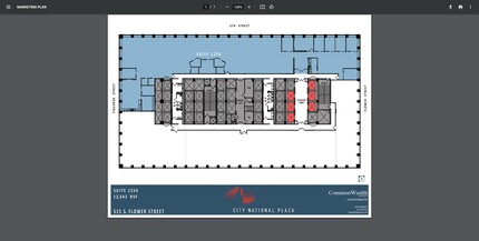 515 S Flower St, Los Angeles, CA for rent Floor Plan- Image 1 of 1