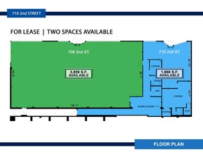 702-710 2nd St, Davis, CA for rent Floor Plan- Image 2 of 2