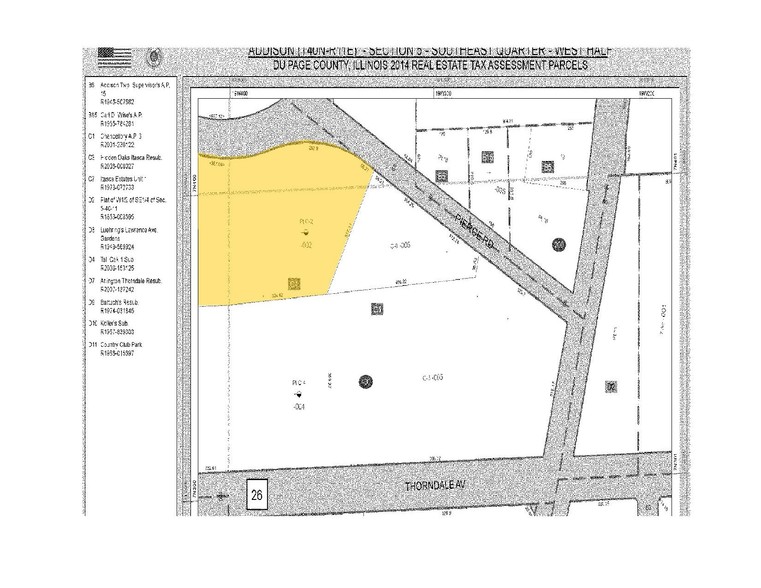 150 E Pierce Rd, Itasca, IL for rent - Plat Map - Image 2 of 18