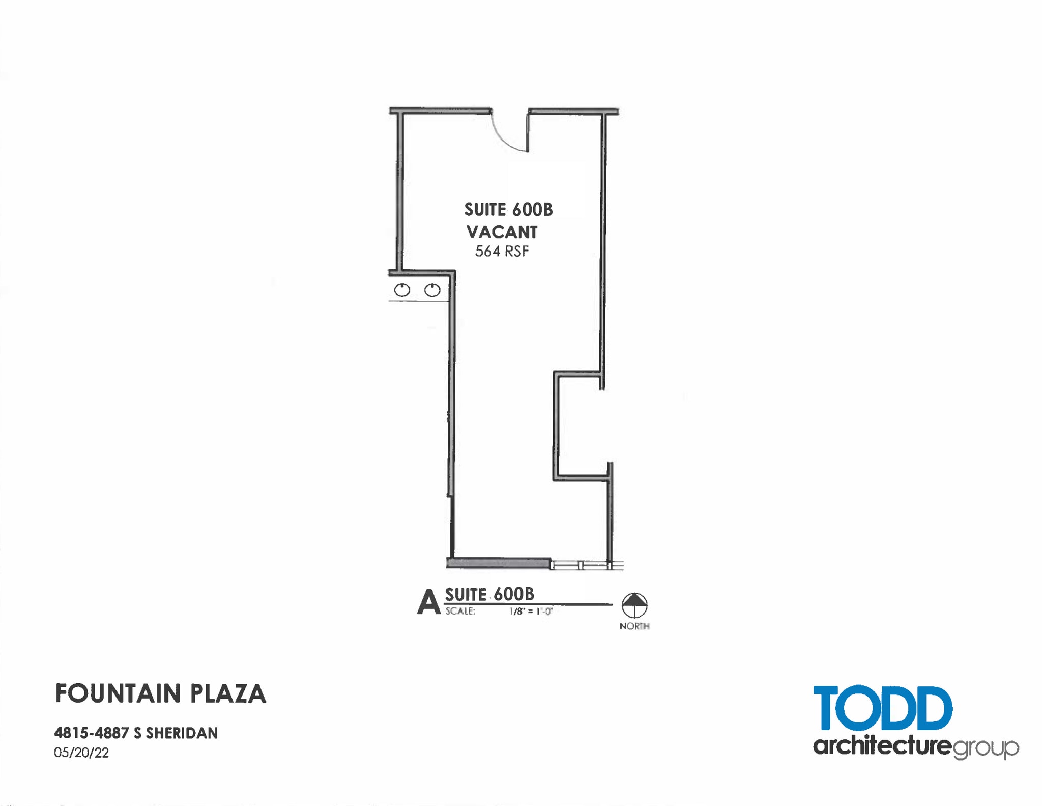 4815-4821 S Sheridan Rd, Tulsa, OK for rent Floor Plan- Image 1 of 2