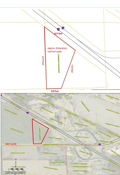 Land in Elk Mound, WI for sale - Plat Map - Image 3 of 3