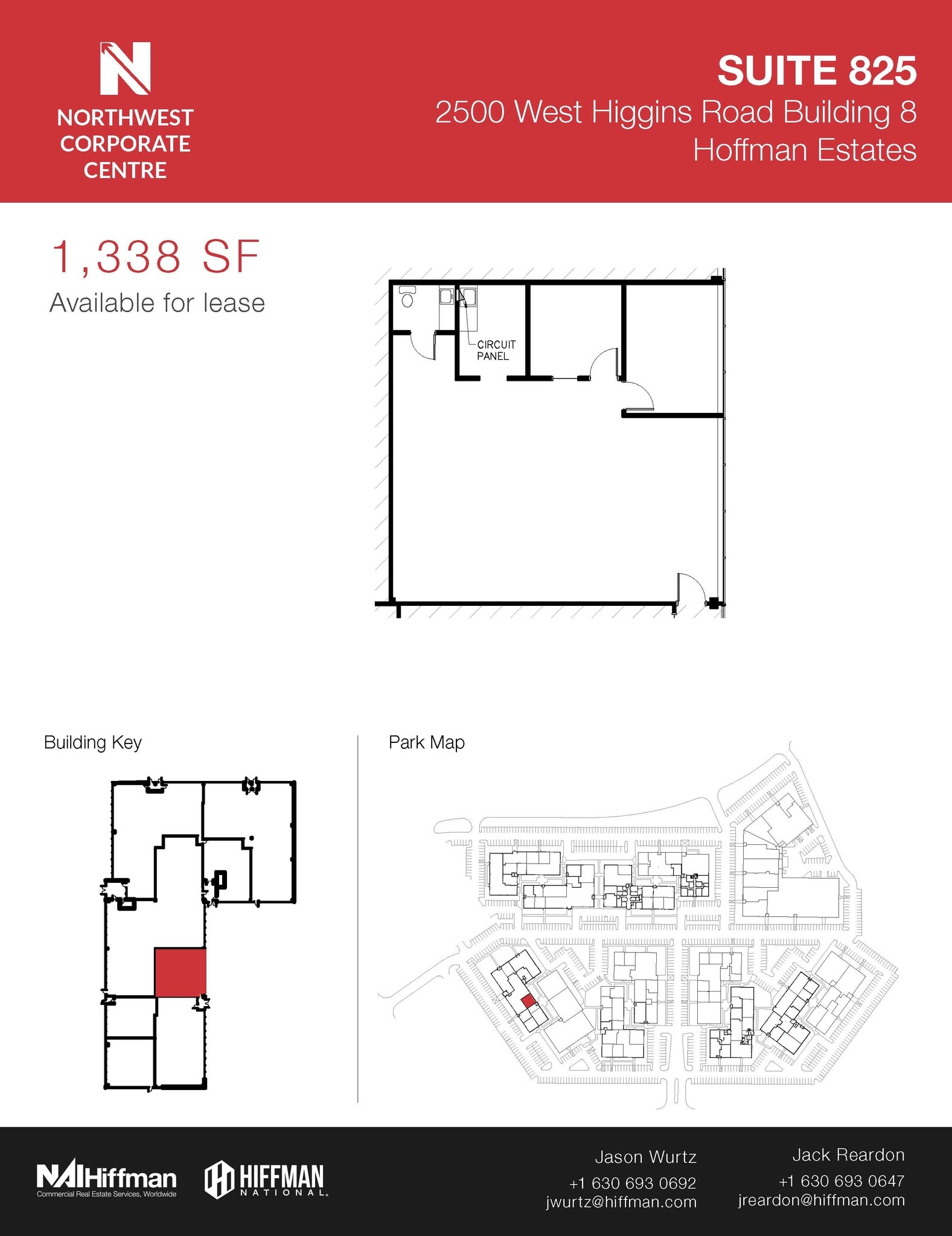 2500 W Higgins Rd, Hoffman Estates, IL to rent Floor Plan- Image 1 of 2