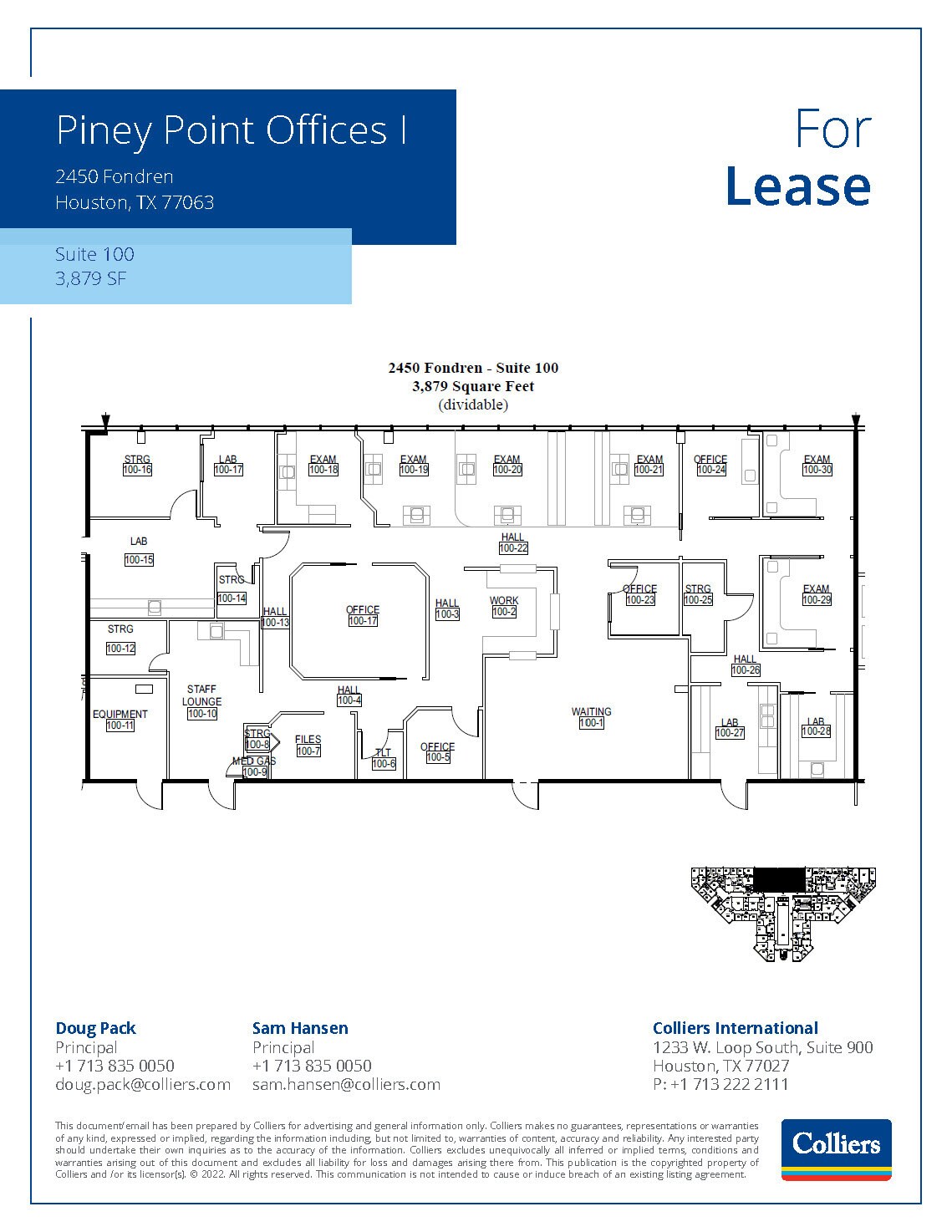 2500 Fondren Rd, Houston, TX to rent Floor Plan- Image 1 of 1