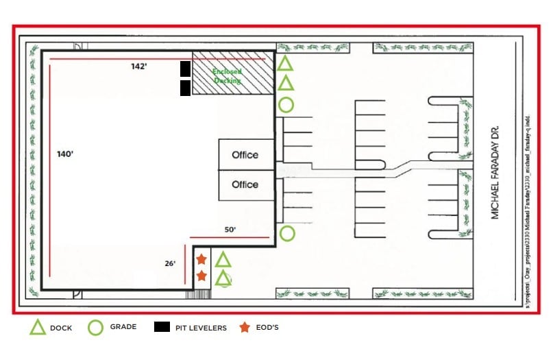 2330 Michael Faraday Dr, San Diego, CA to rent Floor Plan- Image 1 of 1