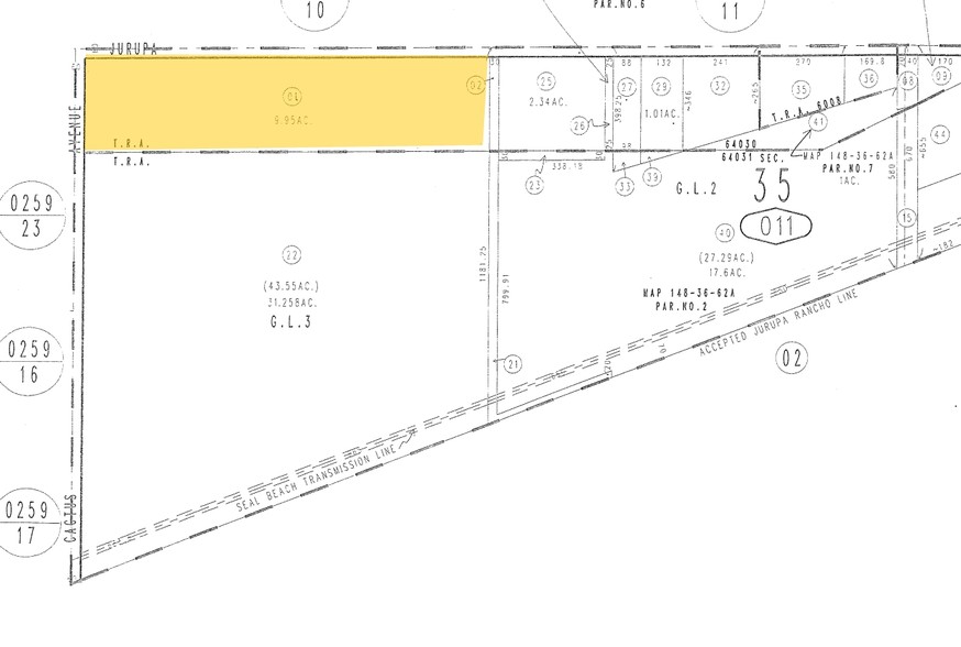 19475 Jurupa Ave, Bloomington, CA for rent - Plat Map - Image 2 of 2