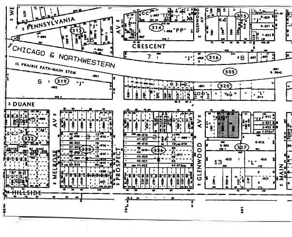 493 Duane St, Glen Ellyn, IL for rent - Plat Map - Image 2 of 4