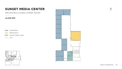 6255 W Sunset Blvd, Los Angeles, CA to rent Floor Plan- Image 1 of 1