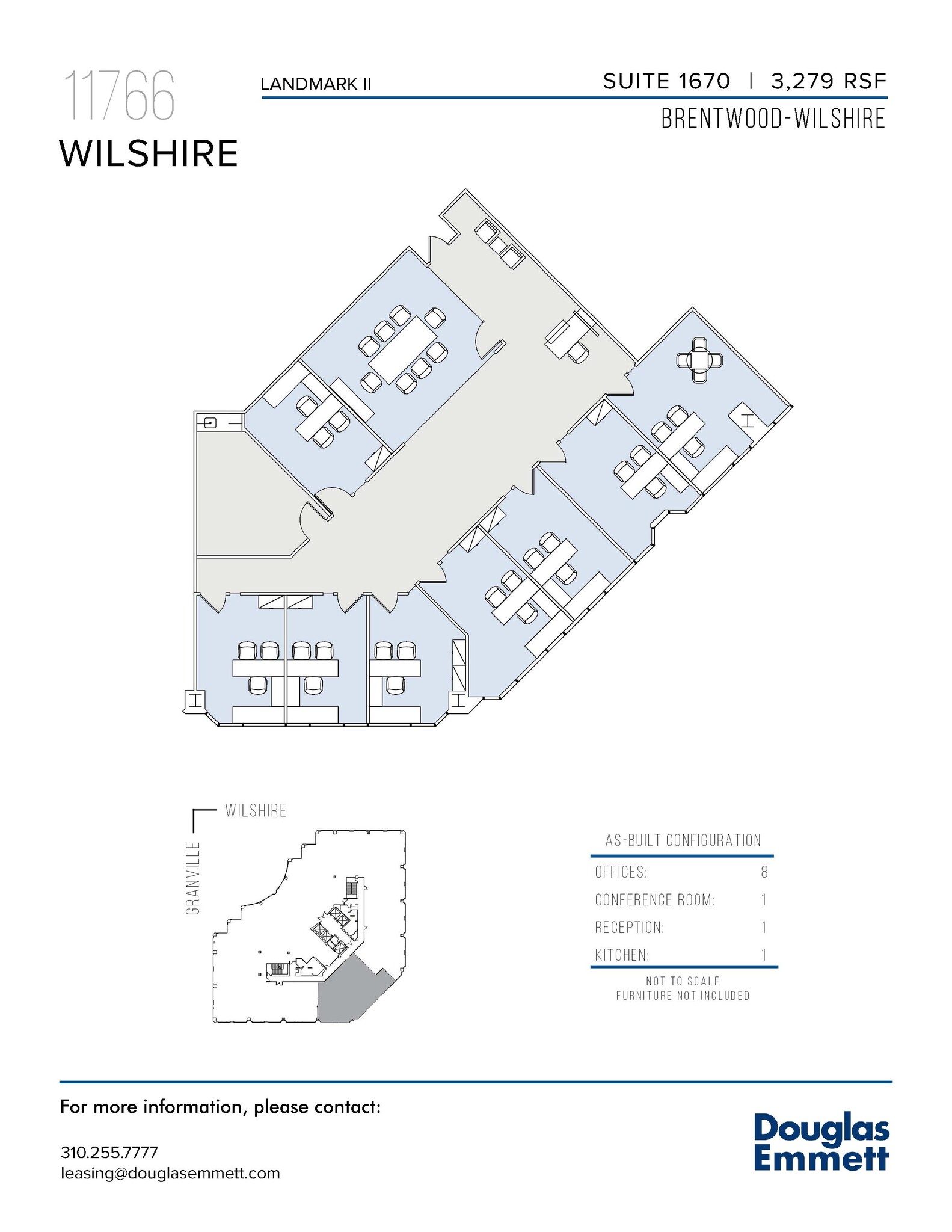 11766 Wilshire Blvd, Los Angeles, CA to rent Floor Plan- Image 1 of 1