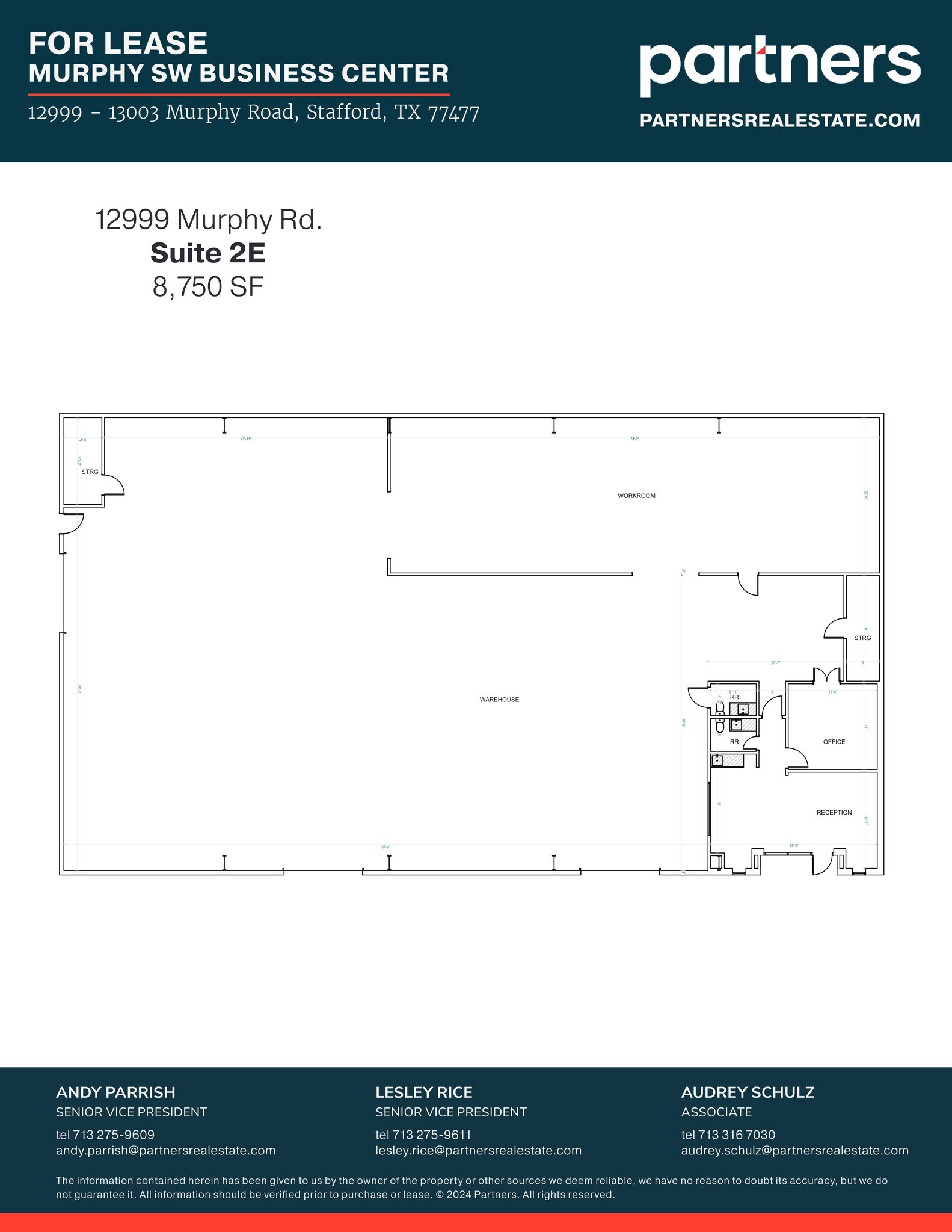 12999-13003 Murphy Rd, Stafford, TX to rent Site Plan- Image 1 of 1