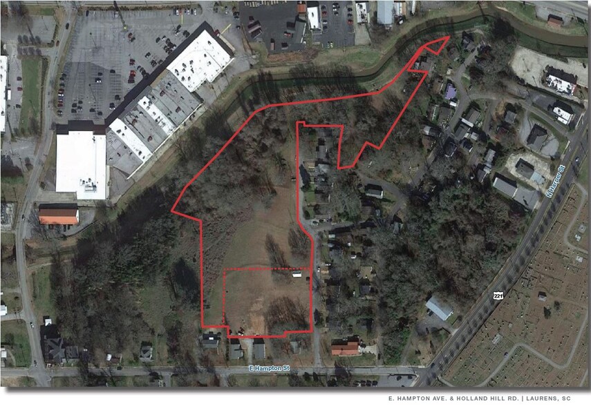 E. Hampton Ave & Holland Hill Rd, Laurens, SC for sale - Building Photo - Image 2 of 4