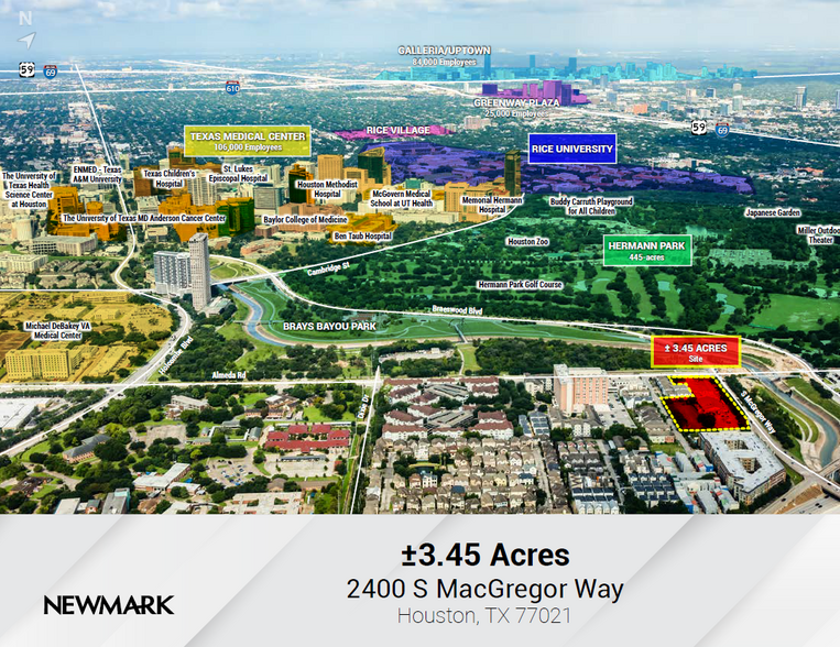 2400 Macgregor, Houston, TX for sale - Aerial - Image 1 of 1