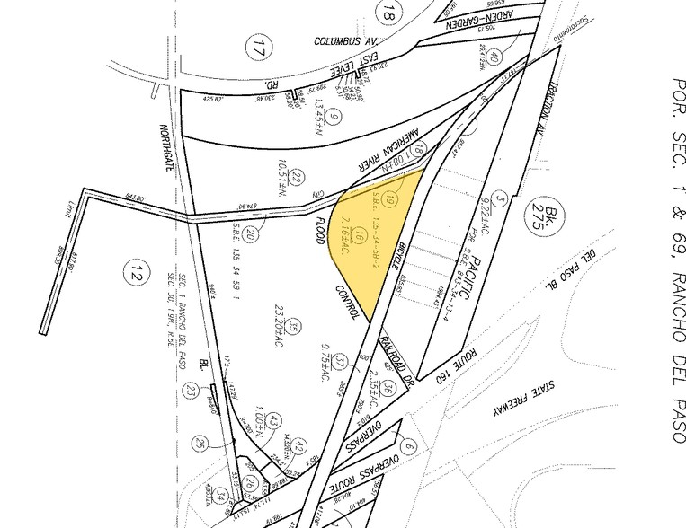 1955 Railroad Dr, Sacramento, CA for rent - Plat Map - Image 3 of 4