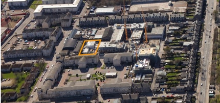 8 Pittodrie St, Aberdeen, ABE - AERIAL  map view