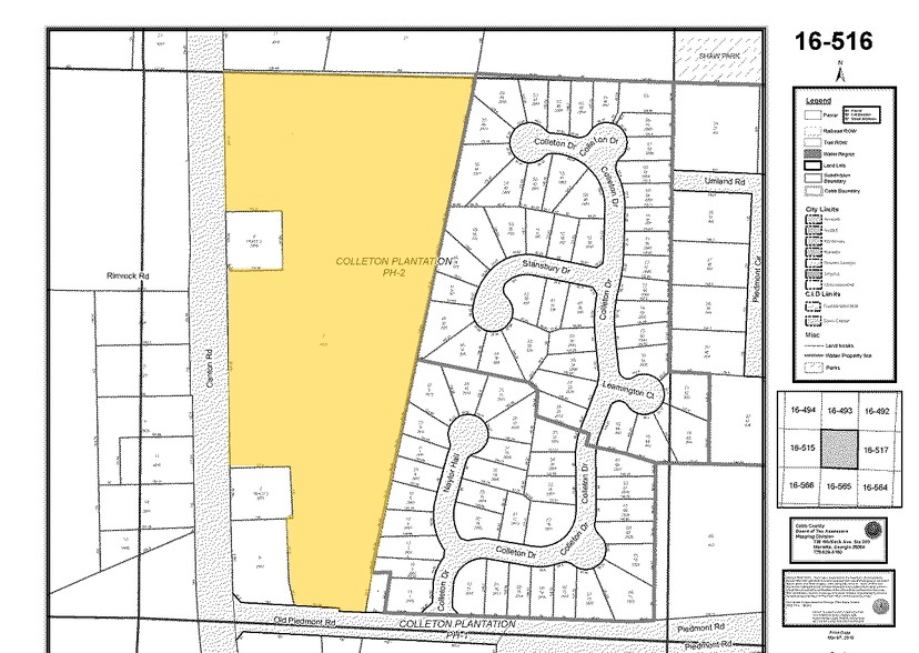 2872-3000 Canton Hwy, Marietta, GA for rent - Plat Map - Image 2 of 17