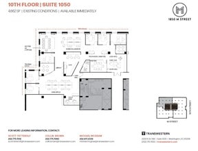 1850 M St NW, Washington, DC to rent Floor Plan- Image 1 of 1