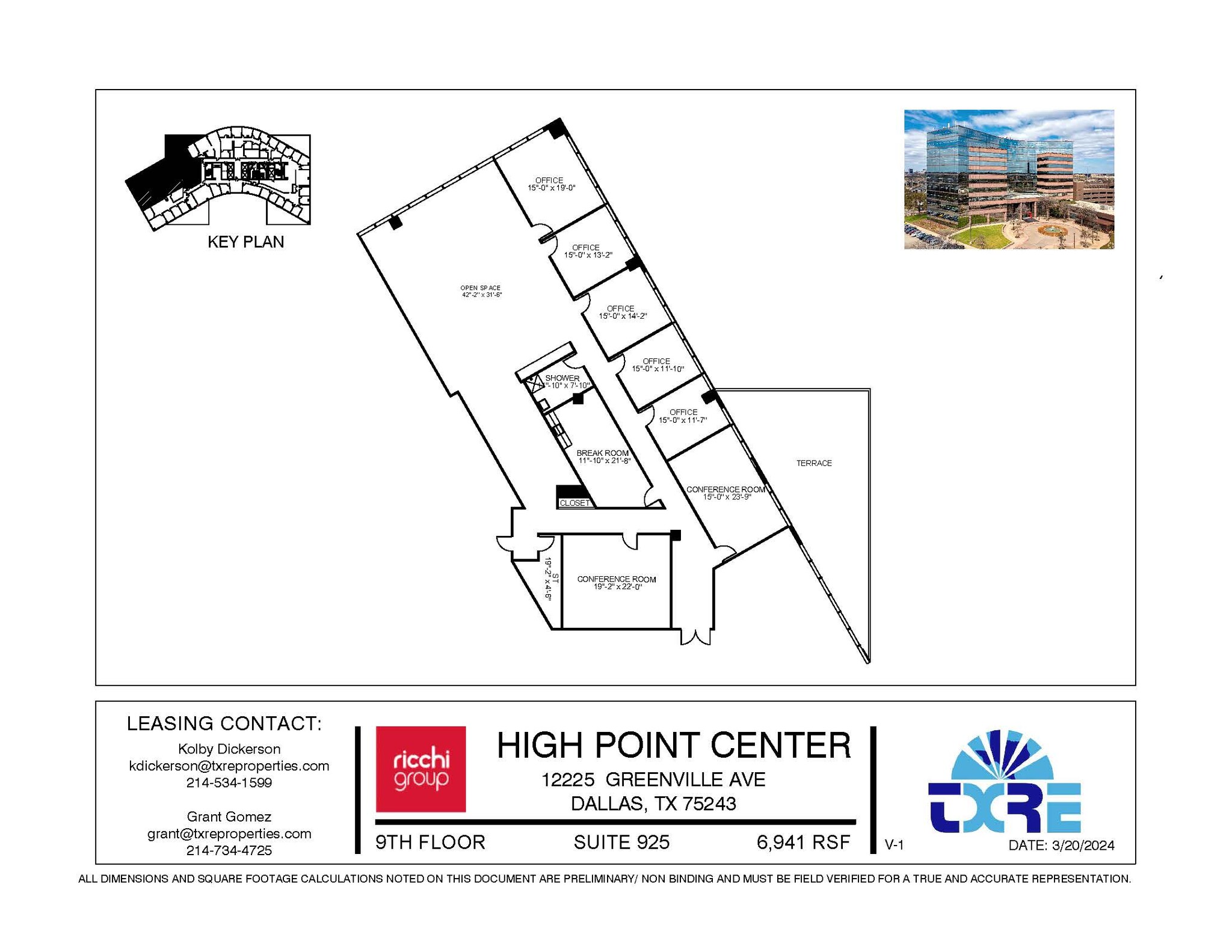 12225 Greenville Ave, Dallas, TX for rent Floor Plan- Image 1 of 1