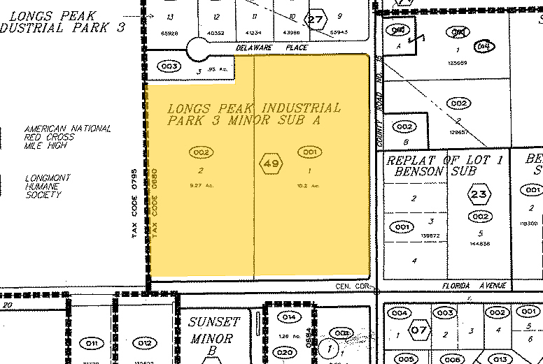 1880 Industrial Cir, Longmont, CO for rent - Plat Map - Image 2 of 6