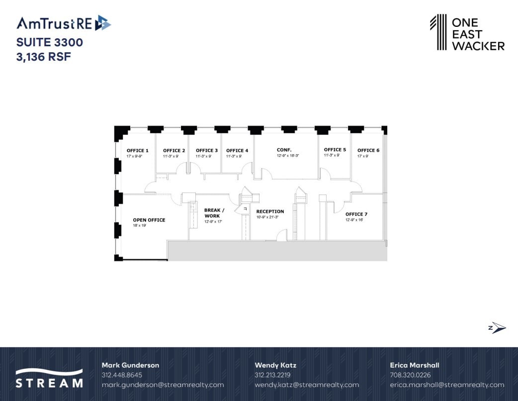 1 E Wacker Dr, Chicago, IL to rent Floor Plan- Image 1 of 1