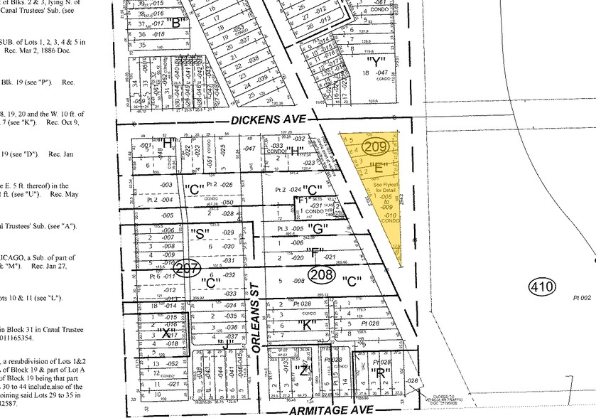 2000 N Lincoln Park W, Chicago, IL for rent - Plat Map - Image 2 of 9