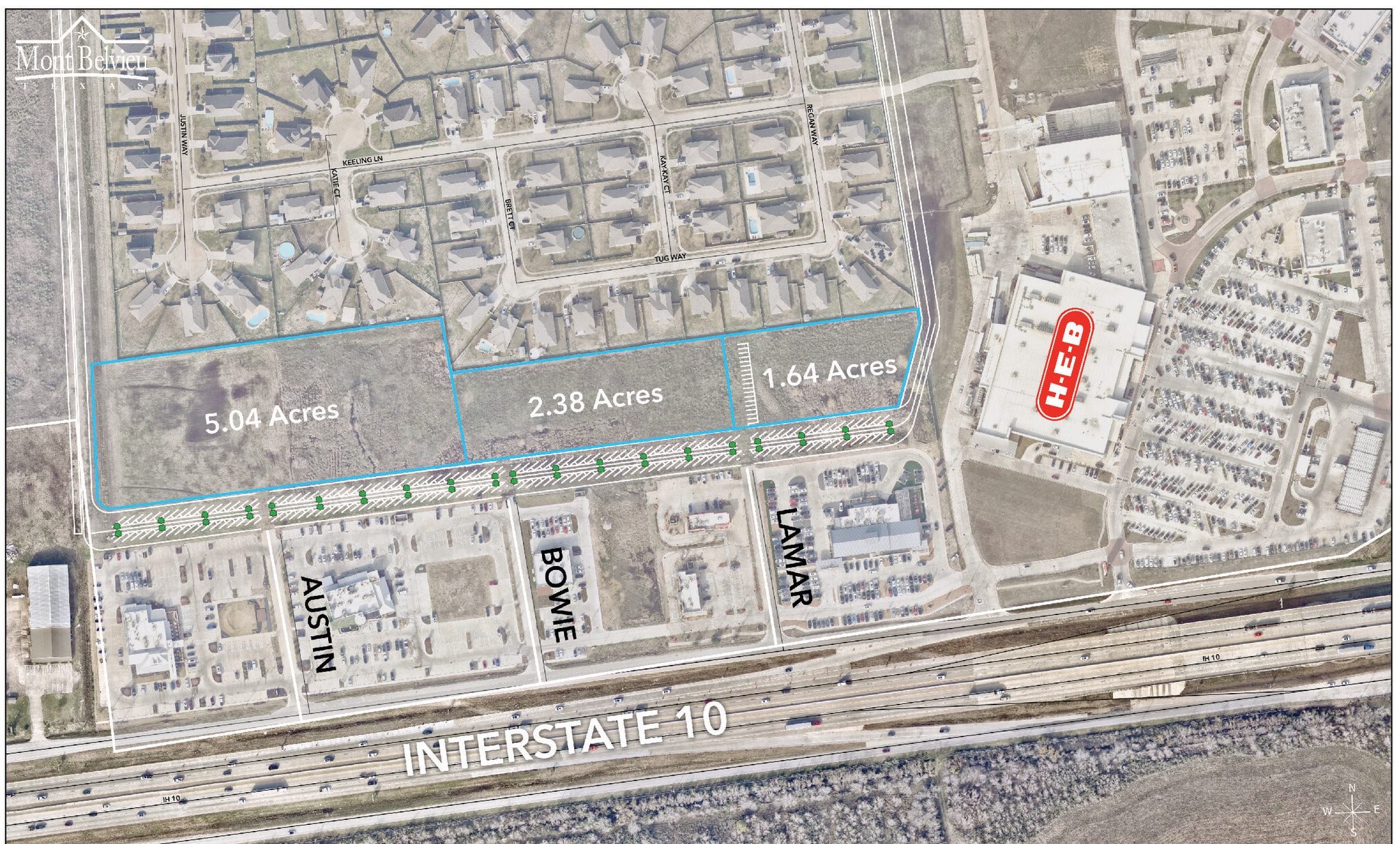 INTERSTATE 10, Mont Belvieu, TX for sale Aerial- Image 1 of 2