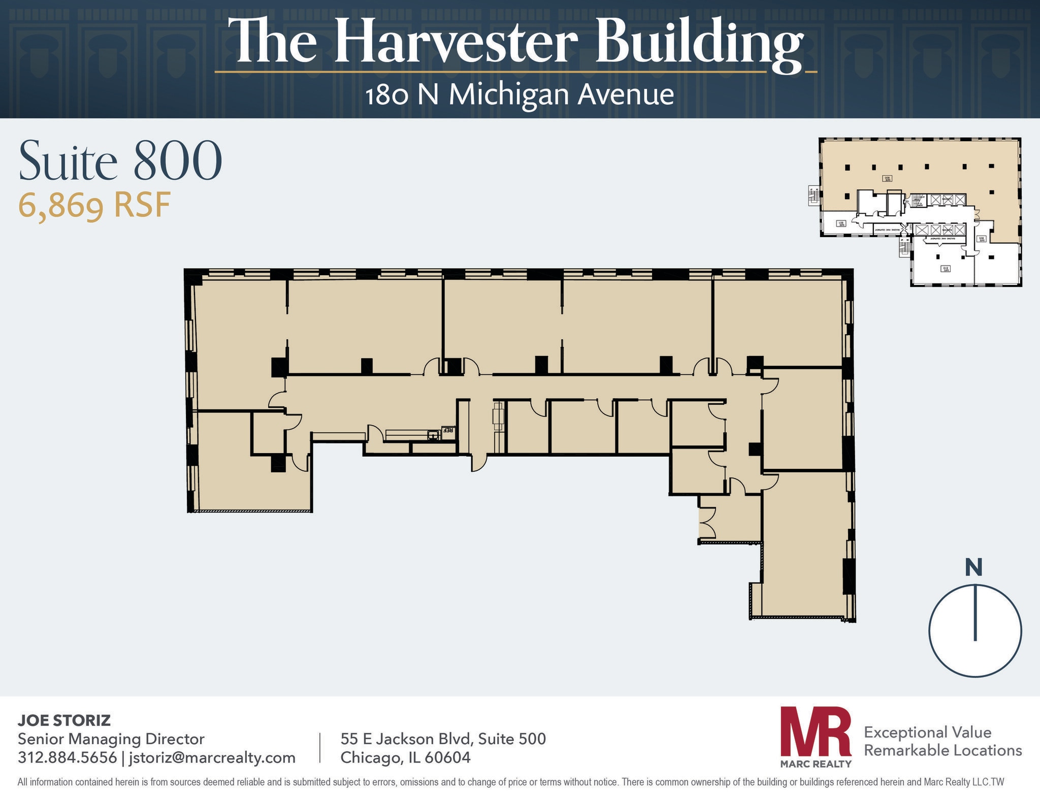 180 N Michigan Ave, Chicago, IL to rent Floor Plan- Image 1 of 12