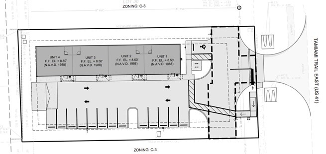 4628 Tamiami Trl E, Naples, FL for sale - Site Plan - Image 2 of 3