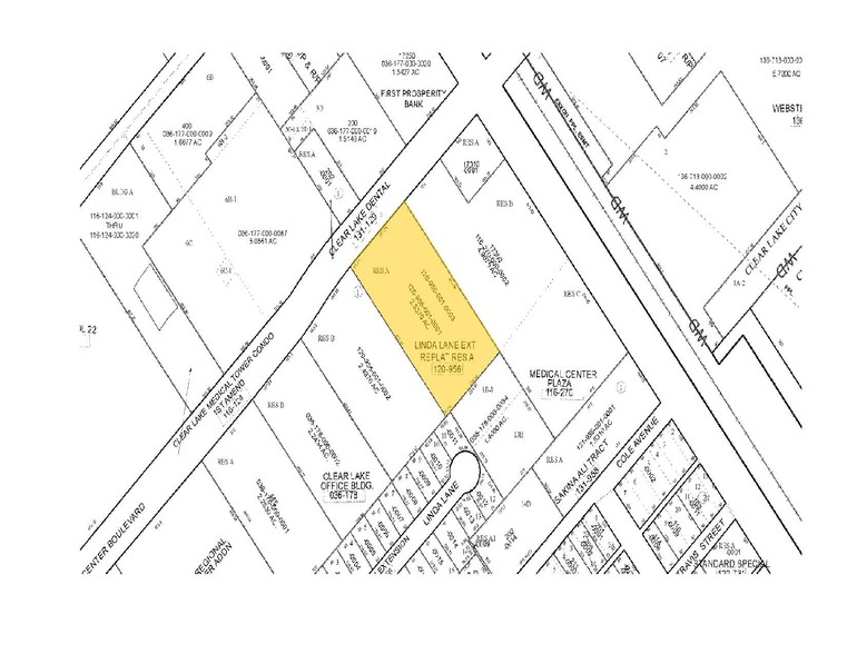 253 Medical Center Blvd, Webster, TX for rent - Plat Map - Image 2 of 8