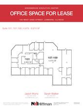 200 W 22nd St, Lombard, IL for rent Floor Plan- Image 2 of 2