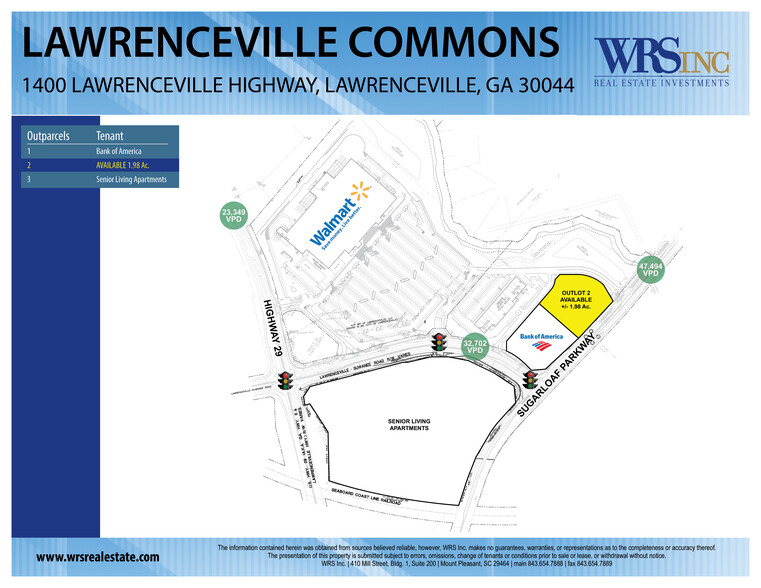 LAWRENCEVILLE Hwy, Lawrenceville, GA for sale - Site Plan - Image 1 of 2