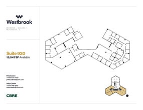 1 Westbrook Corporate Ctr, Westchester, IL to rent Floor Plan- Image 1 of 1