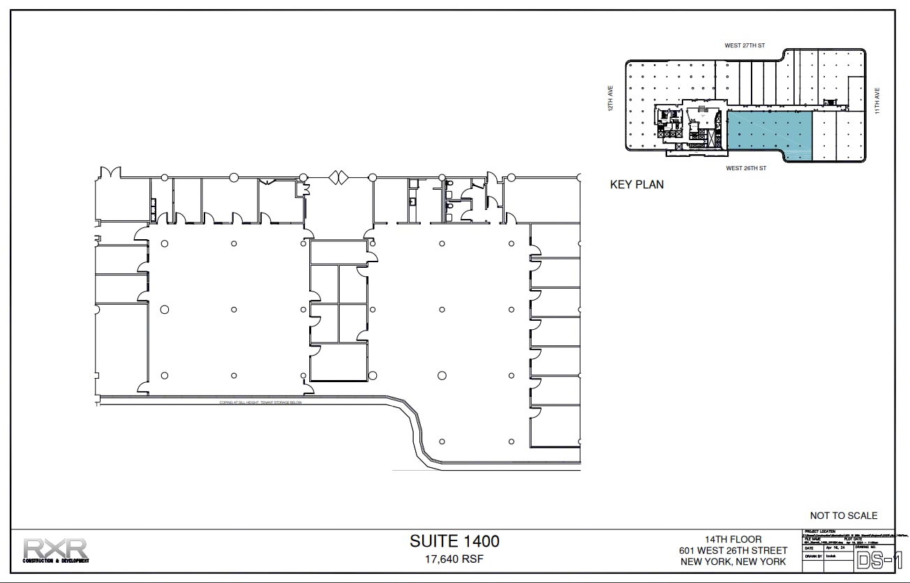 601 W 26th St, New York, NY to rent Floor Plan- Image 1 of 8