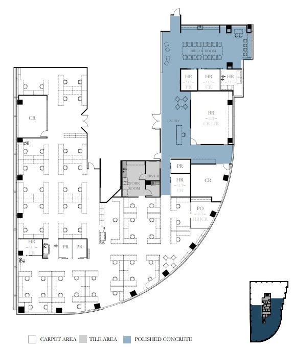 10 Almaden Blvd, San Jose, CA to rent Floor Plan- Image 1 of 1