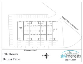 1602 Rowan Ave, Dallas, TX for rent Site Plan- Image 1 of 1