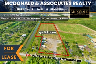 More details for 5702 W Cedar Bayou Lynchburg Rd, Baytown, TX - Land for Rent