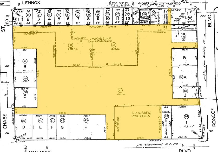 8340-8350 Van Nuys Blvd, Panorama City, CA for rent - Plat Map - Image 2 of 3