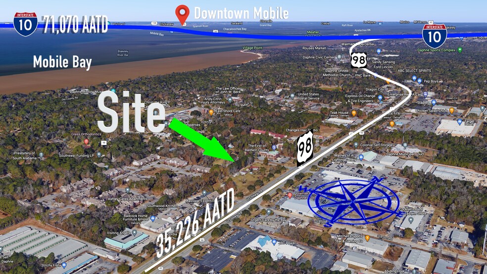 1301 US 98 Hwy, Daphne, AL for sale - Aerial - Image 1 of 1