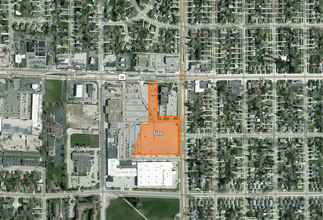 4801 N Washington Ave, Racine, WI - aerial  map view