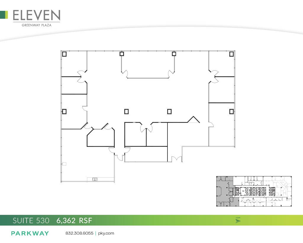 11 Greenway Plz, Houston, TX to rent Floor Plan- Image 1 of 1