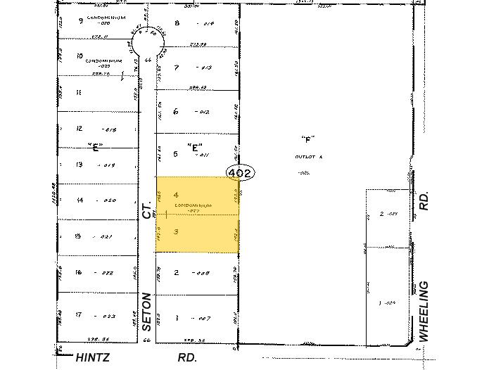 925 Seton Ct, Wheeling, IL for rent - Plat Map - Image 2 of 3