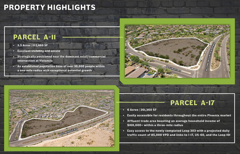 SWC Ridgeline Rd & El Mirage Rd, Peoria, AZ for sale - Building Photo - Image 2 of 4