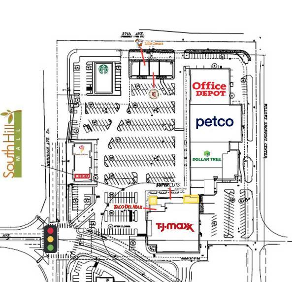 3705-3831 S Meridian, Puyallup, WA to rent Site Plan- Image 1 of 1