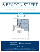 6 Beacon St, Boston, MA to rent Floor Plan- Image 1 of 3